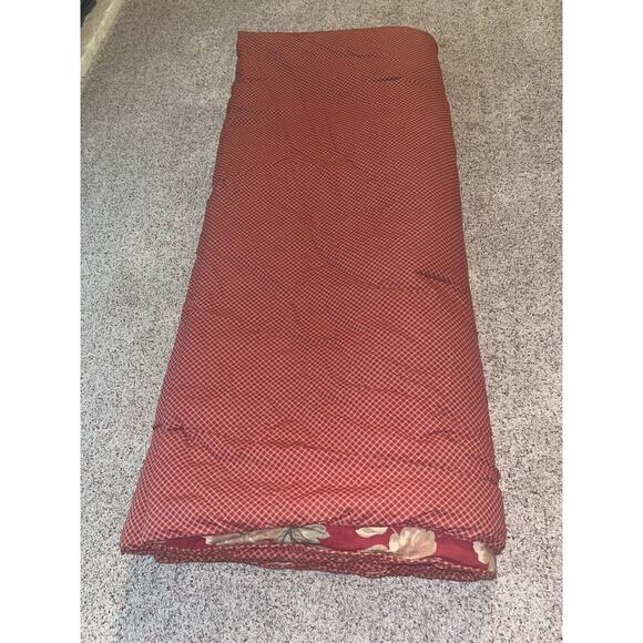 Ralph Lauren Chaps King Comforter & Shams Red ELIZABETH Floral Floral Gold - Picture 4 of 13